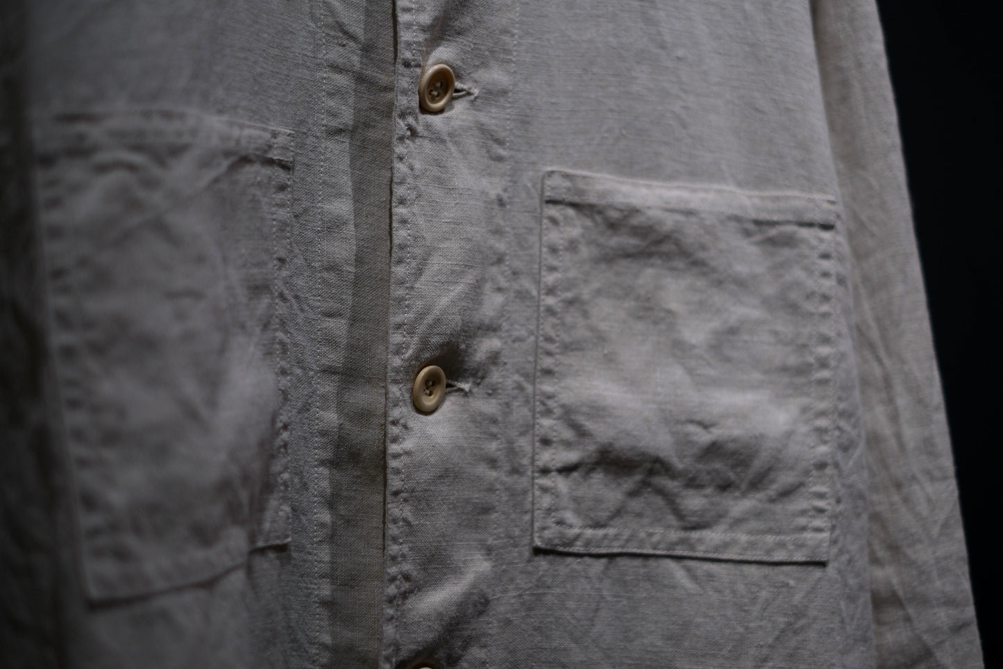 Chez VIDALENC  /  JACKET KUB /  ANTIC LINEN