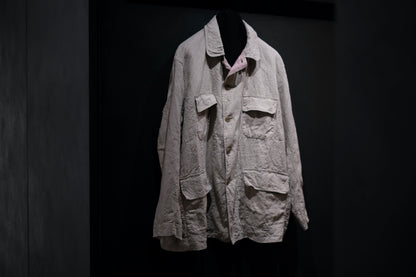Chez VIDALENC  /  JACKET  MONGOLUX / ANCIENT LINEN