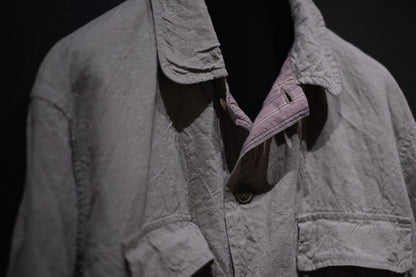 Chez VIDALENC  /  JACKET  MONGOLUX / ANCIENT LINEN