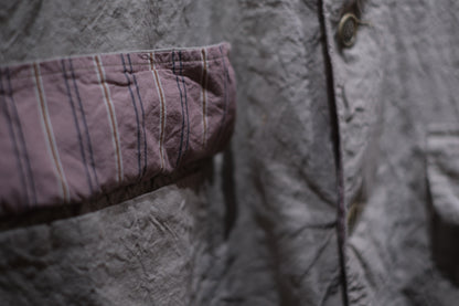 Chez VIDALENC  /  JACKET  MONGOLUX / ANCIENT LINEN