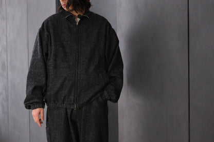 SANMONT　/  26s_SWA0104   Cotton Silk Swing Top  / Black Indigo