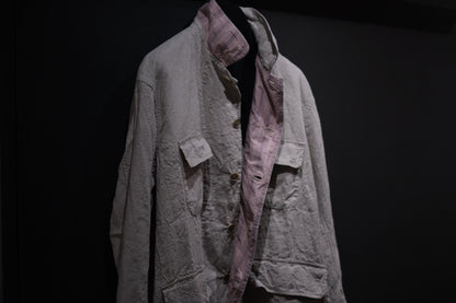 Chez VIDALENC  /  JACKET  MONGOLUX / ANCIENT LINEN