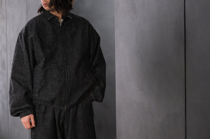 SANMONT　/  26s_SWA0104   Cotton Silk Swing Top  / Black Indigo