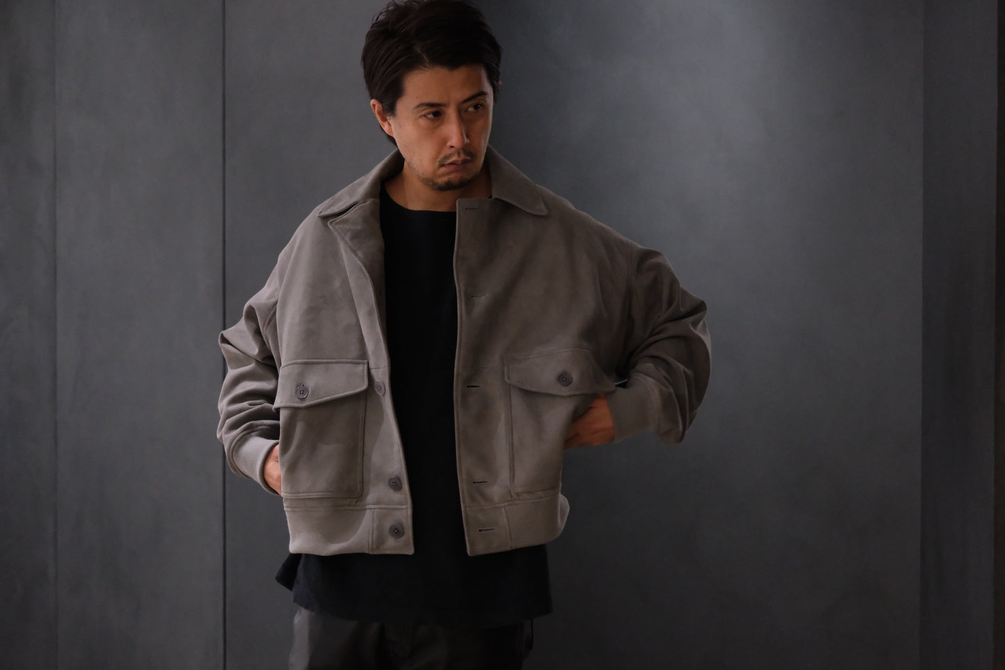 ANTOS/SUEDE BLOUSON