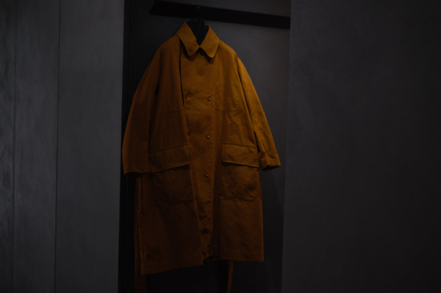 Chez Vidalenc / COAT MAC / COTTON ATA / MUSTARD