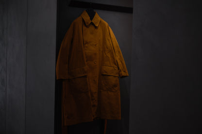 Chez Vidalenc / COAT MAC / COTTON ATA / MUSTARD