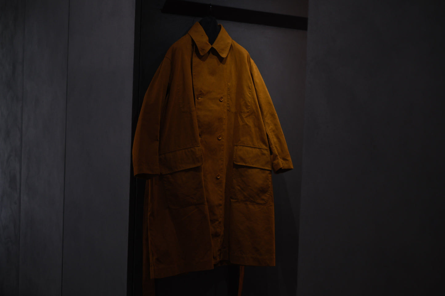 Chez Vidalenc / COAT MAC / COTTON ATA / MUSTARD