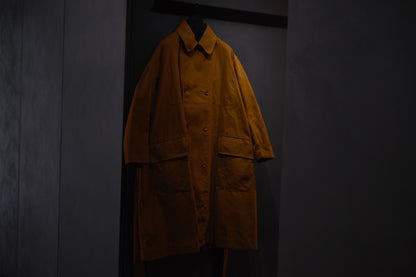 Chez Vidalenc / COAT MAC / COTTON ATA / MUSTARD