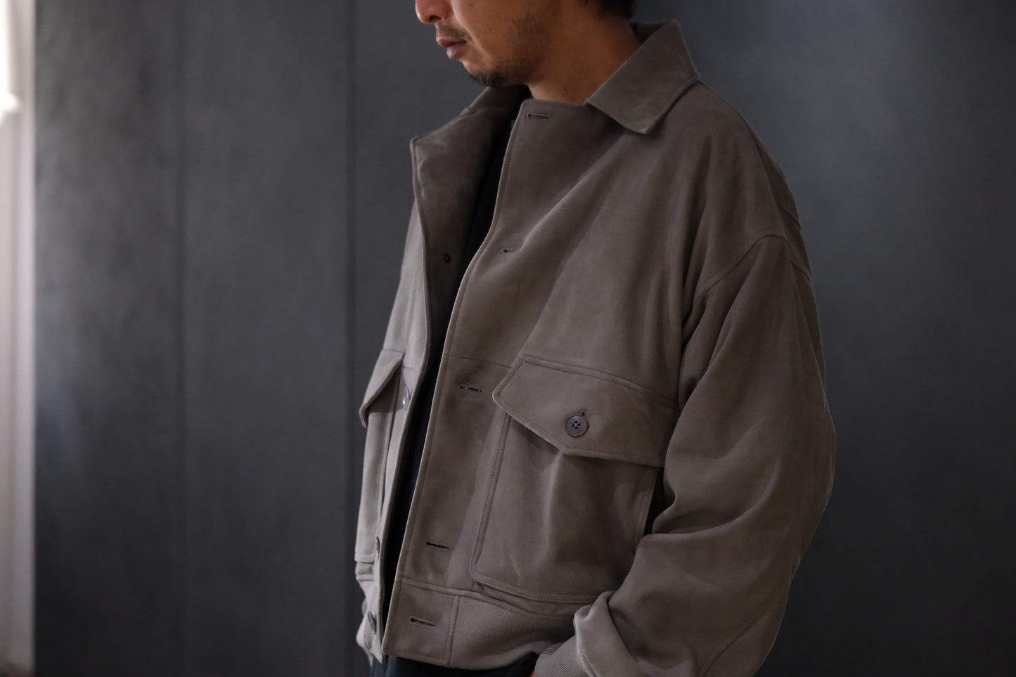 ANTOS/SUEDE BLOUSON