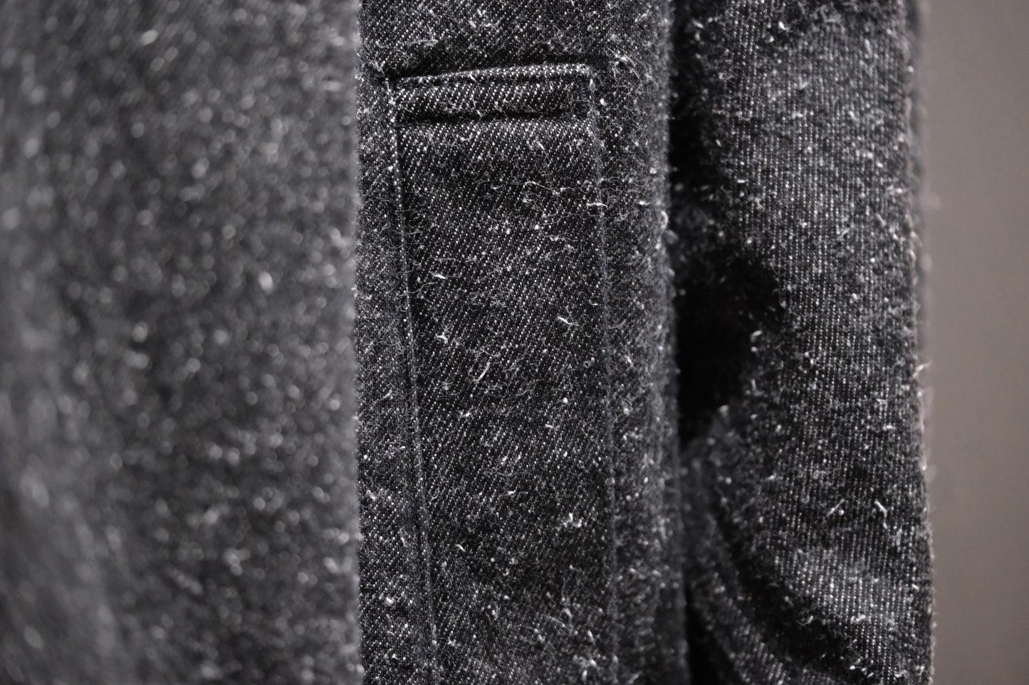 SANMONT　/  26s_SWA0104   Cotton Silk Swing Top  / Black Indigo