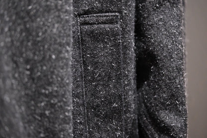 SANMONT　/  26s_SWA0104   Cotton Silk Swing Top  / Black Indigo