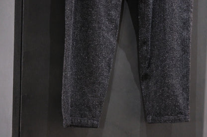 SANMONT　/ 26s_SPA0103 Cotton Silk Work Pants  / Black Indigo