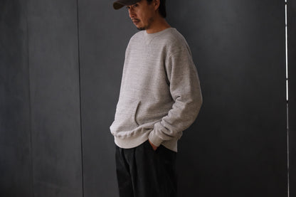 WASEW / UNPARKA SWEAT / GRAY ・ BRICK RED