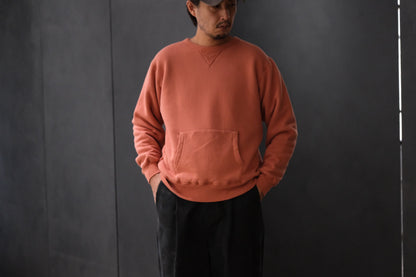 WASEW / UNPARKA SWEAT / GRAY ・ BRICK RED