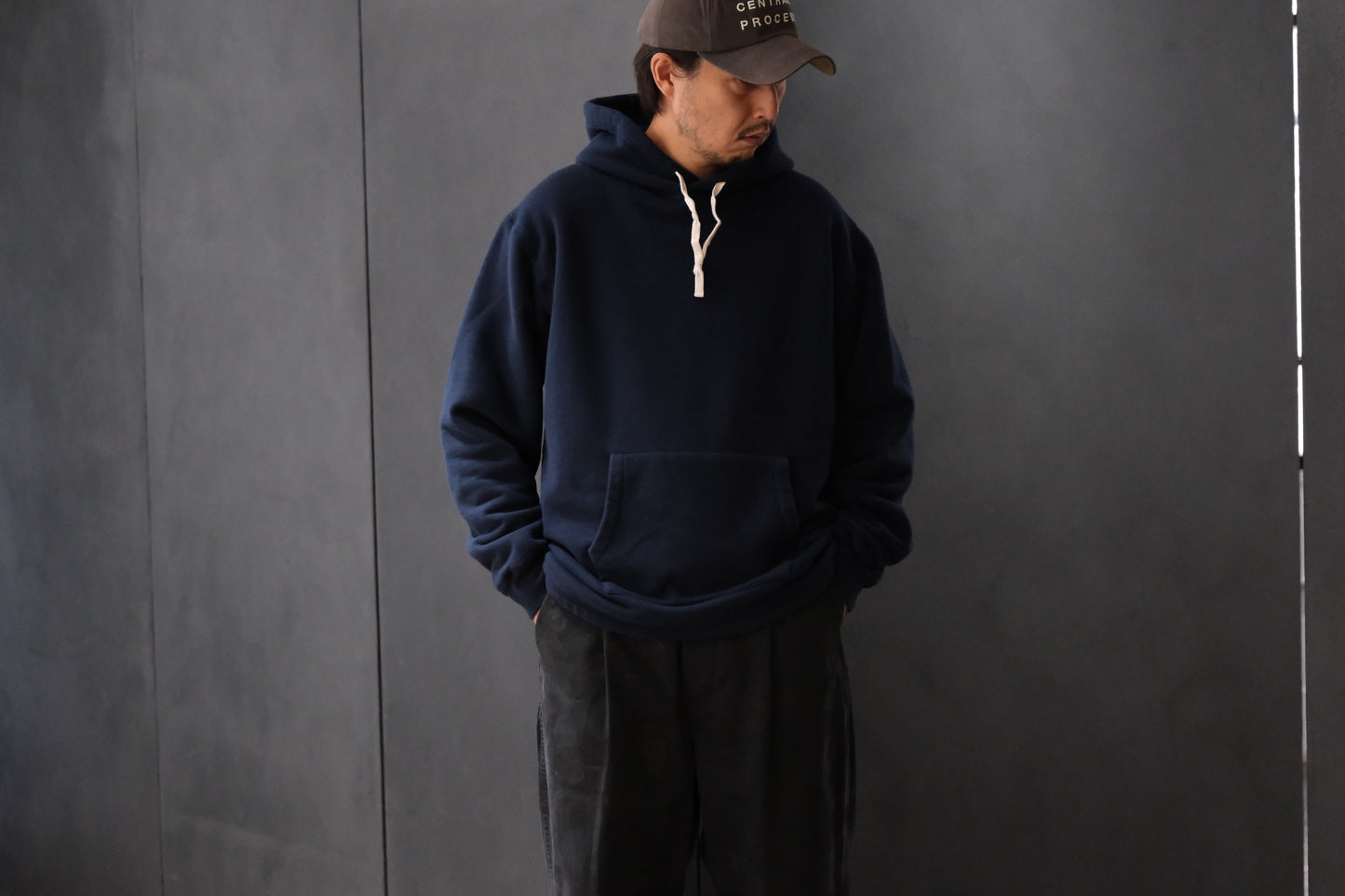 WASEW / ODD HOODIE SWEAT (NAVY)