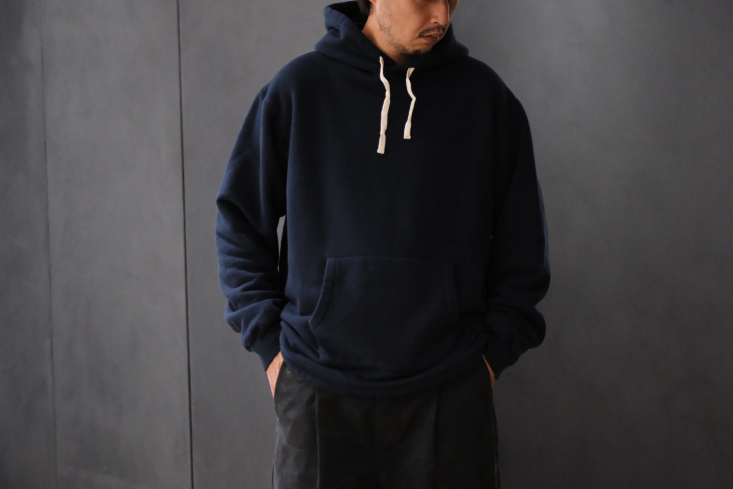 WASEW / ODD HOODIE SWEAT (NAVY)