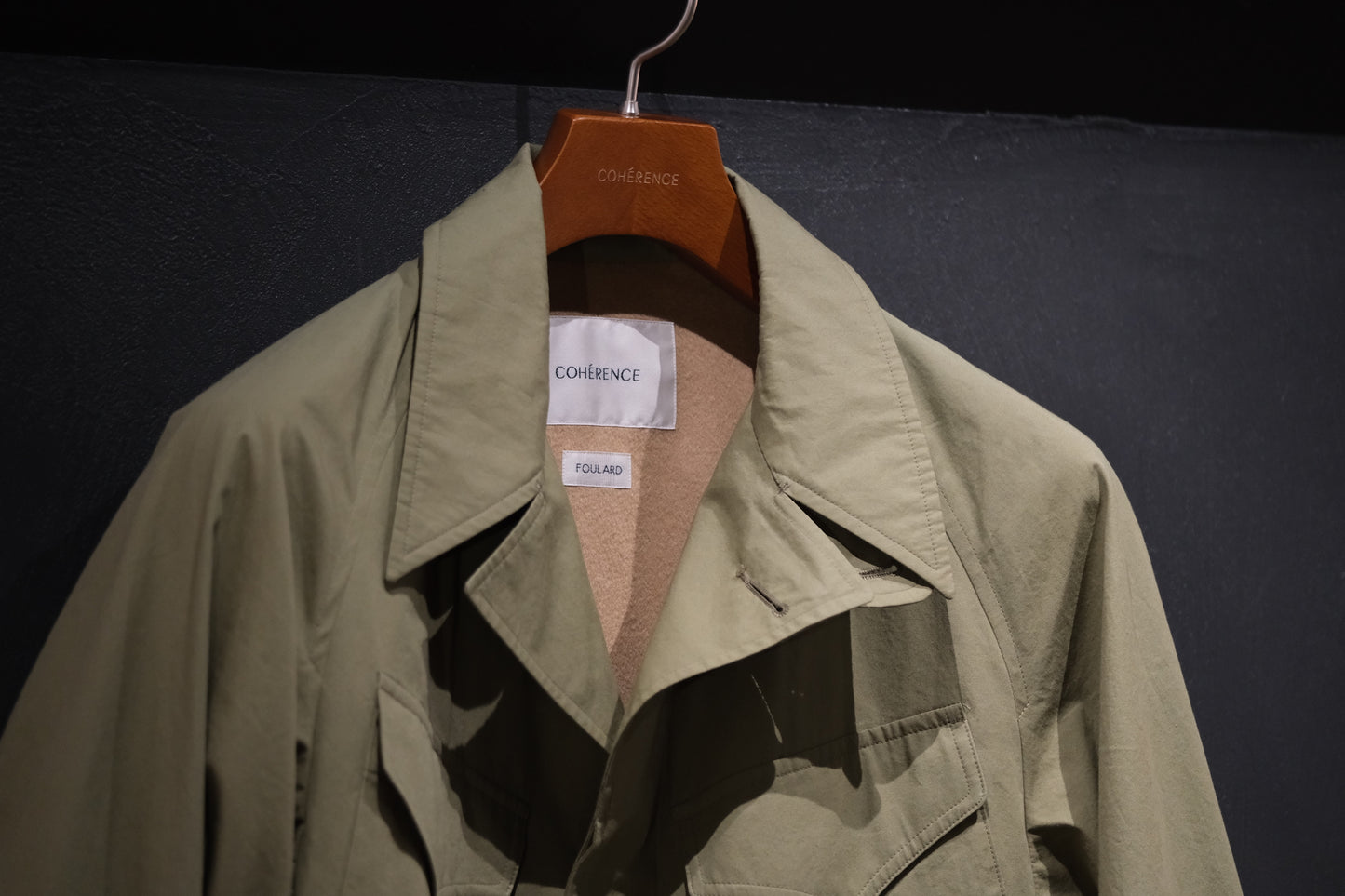 2026AW受注商品/COHERENCE/ROBERT-FLC/COHÉRENCE WEATHER RESISTANT COTTON LIGHT