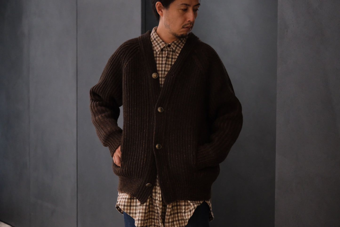 Slopeslow/V neck cardigan