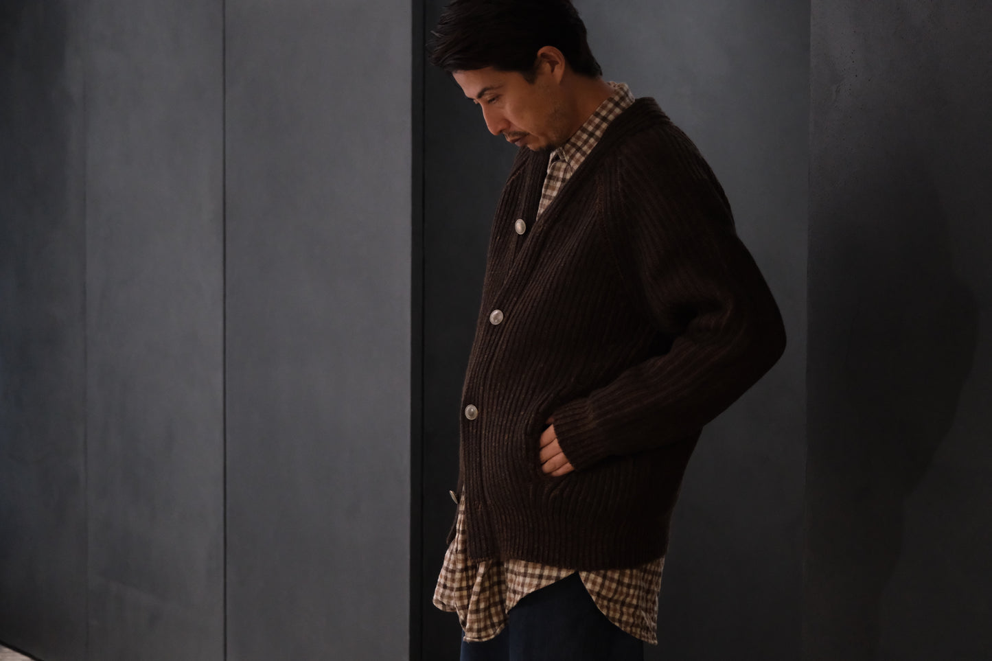 Slopeslow/V neck cardigan