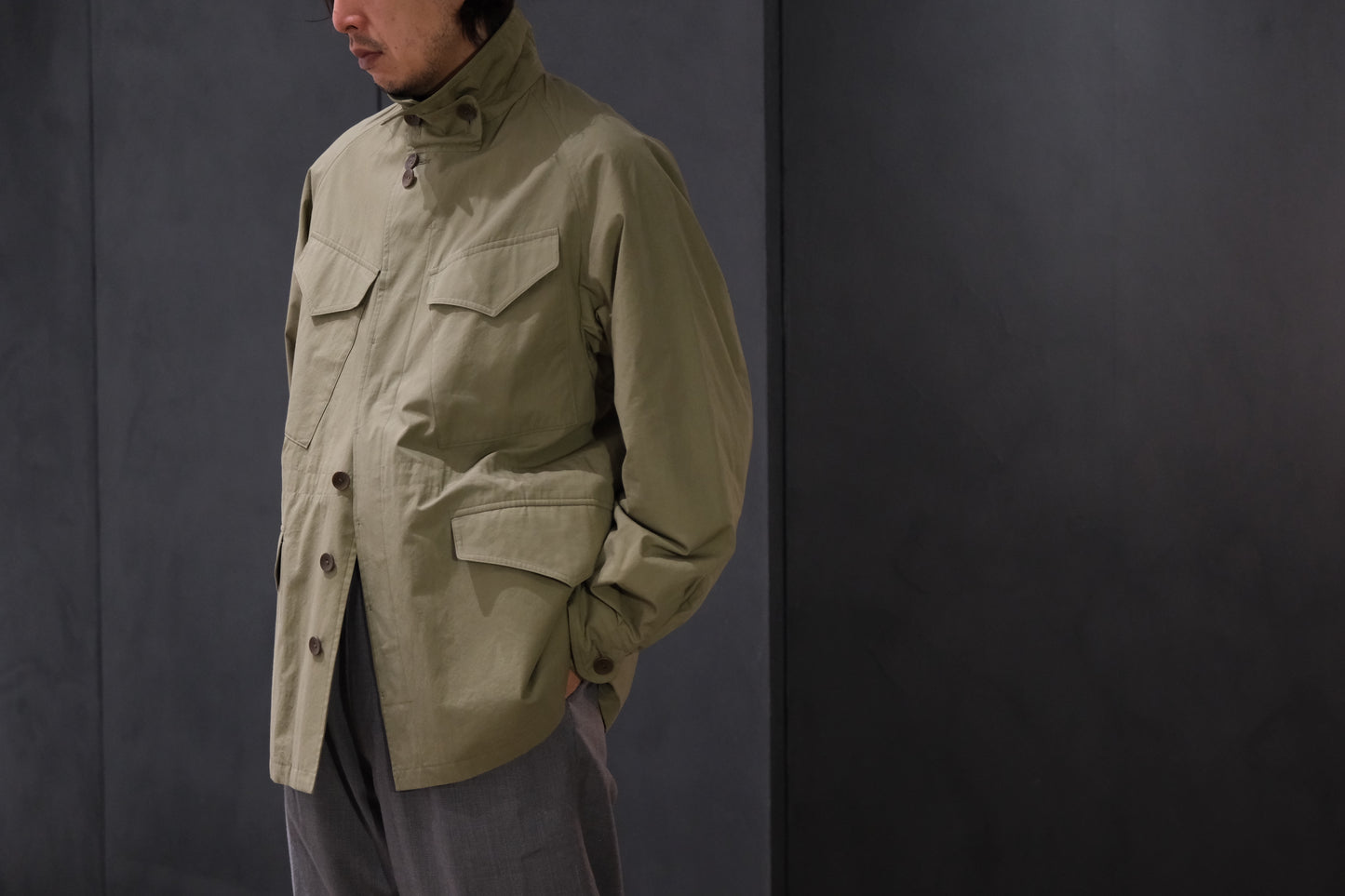 2026AW受注商品/COHERENCE/ROBERT-FLC/COHÉRENCE WEATHER RESISTANT COTTON LIGHT