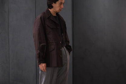 2026AW受注商品/COHERENCE/ROBERT-FLC/COHÉRENCE WEATHER RESISTANT COTTON LIGHT/CACAO