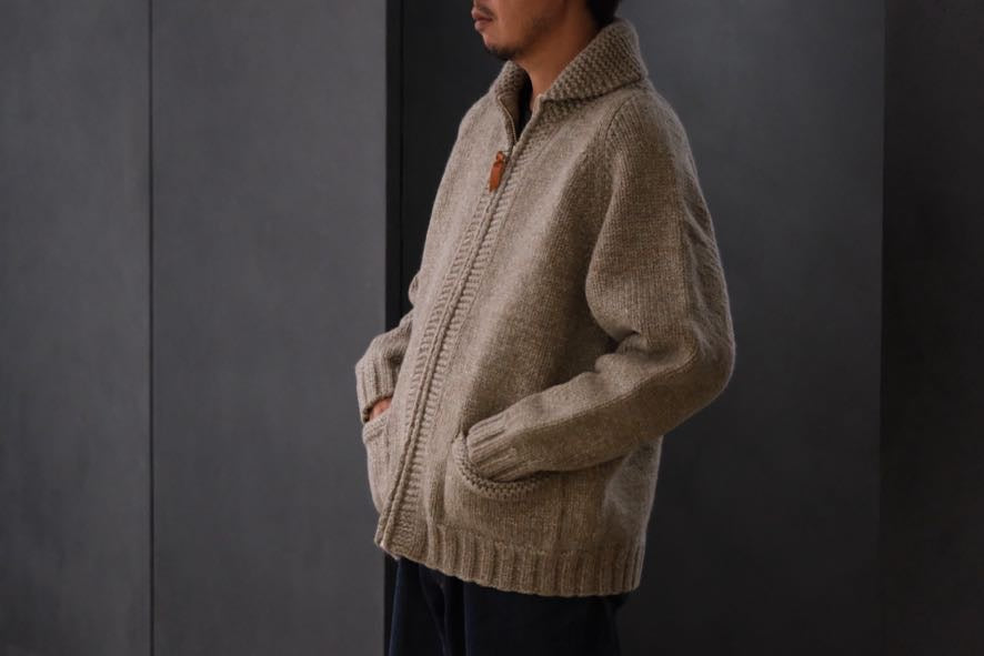 Slopeslow/cowichan sweater C/#23/fog