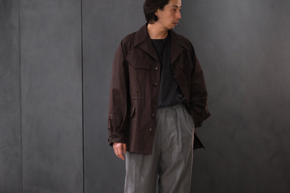 2026AW受注商品/COHERENCE/ROBERT-FLC/COHÉRENCE WEATHER RESISTANT COTTON LIGHT/CACAO