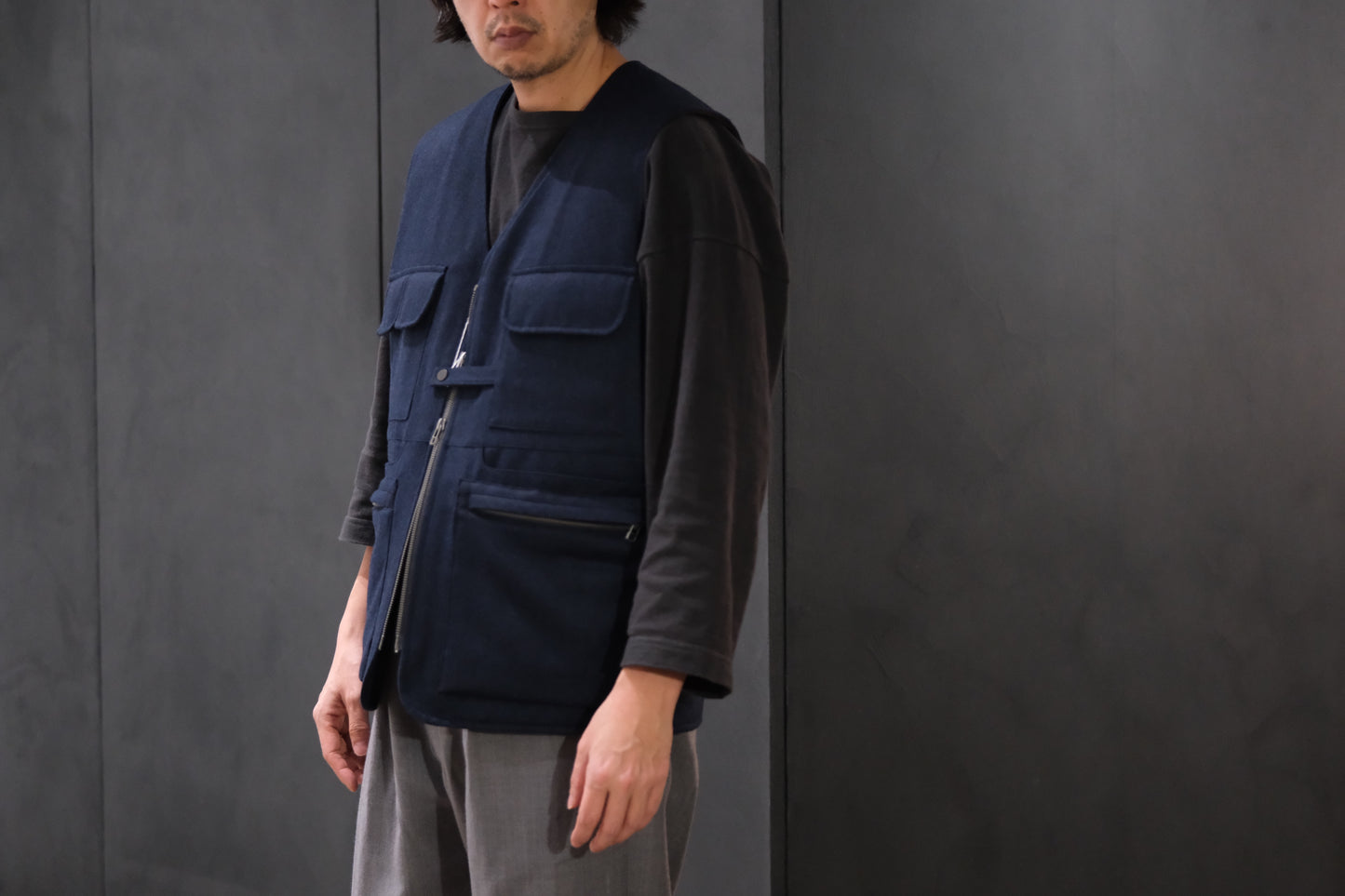 2026AW受注商品/COHERENCE/CICI Ⅱ/DOLMÁNY SATIN/D.BLUE