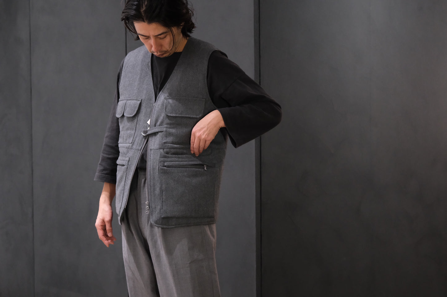 2026AW受注商品/COHERENCE/CICI Ⅱ/DOLMÁNY SATIN/GREY