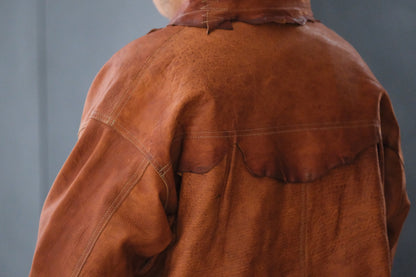 GOOD KARMA DEVELOPMENT / Leather Blouse “DAVE” / (T.Brown)