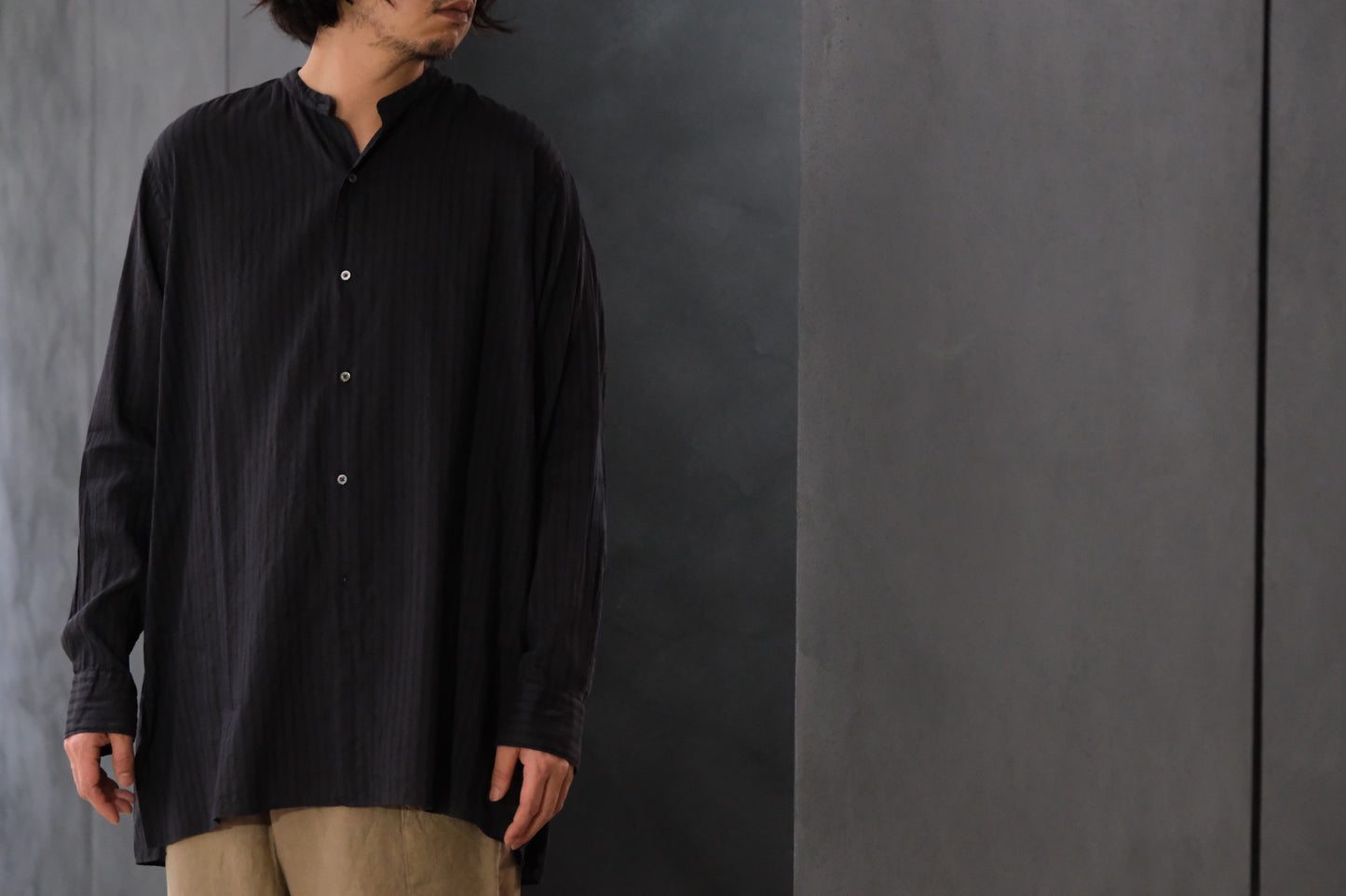 HEUGN/SHIRT104/Morris LINO silk Jqd
