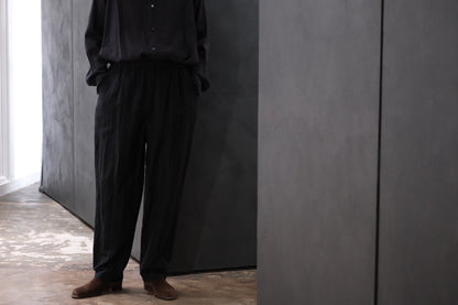 HEUGN/TROUSER104/Copper EASY LINEN