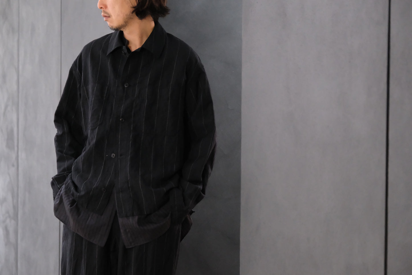 HEUGN/SHIRT132/Ian CPO LINEN