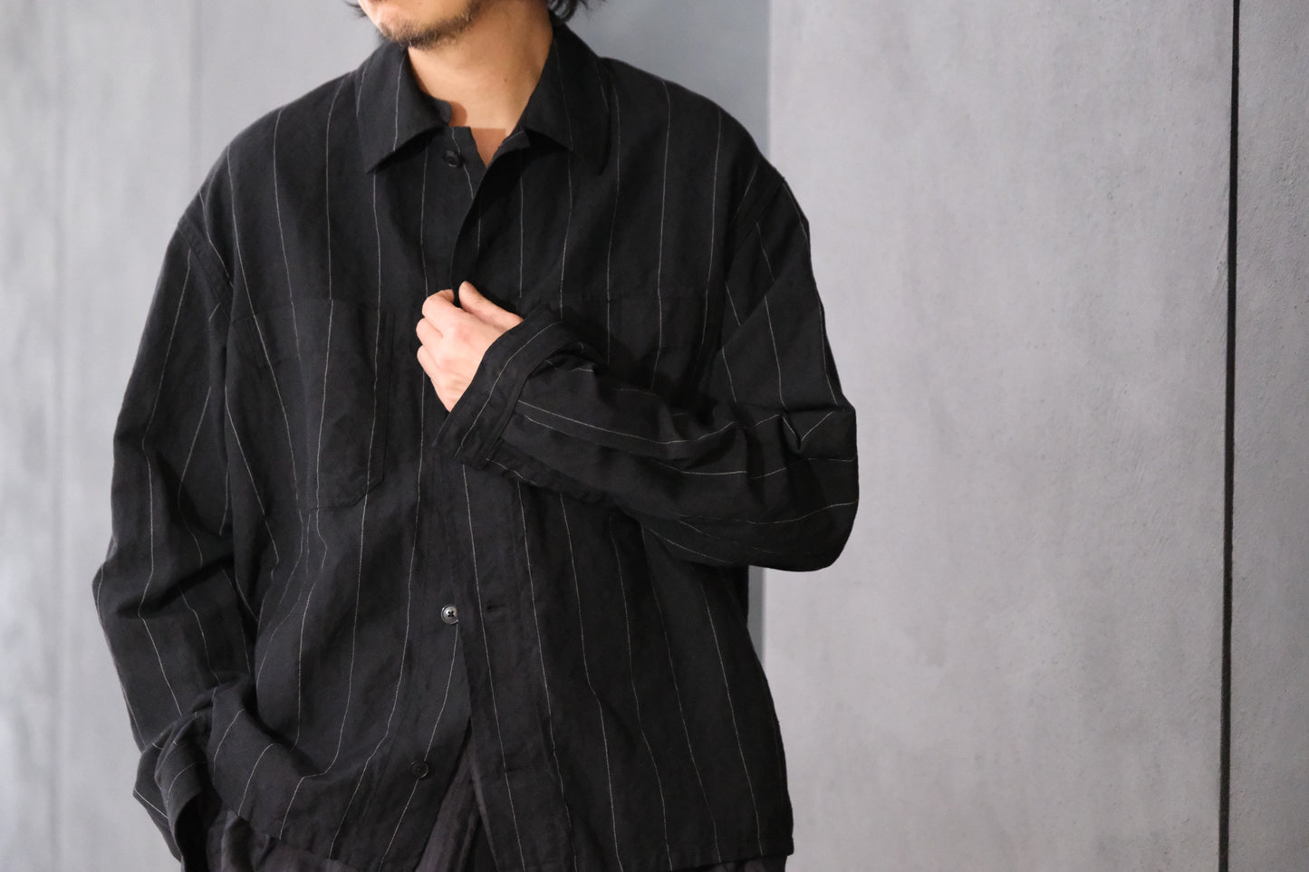 HEUGN/SHIRT132/Ian CPO LINEN