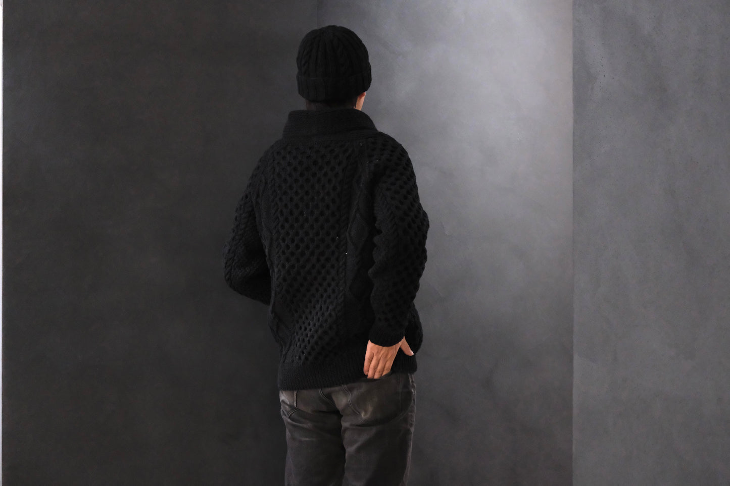 ALLEVOL /SHAWL COLLAR CARDIGAN 6A