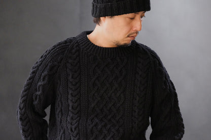 ALLEVOL /CABLE KNIT CREW 1A