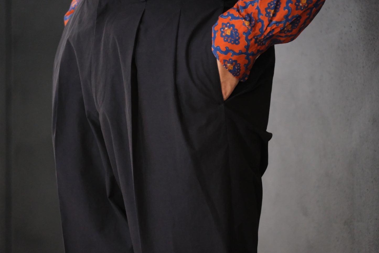 HEUGN/TROUSER080/George POPLIN