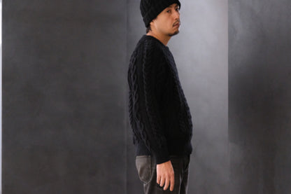 ALLEVOL /CABLE KNIT CREW 1A