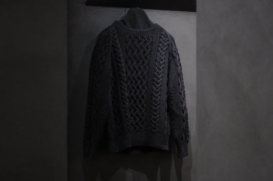 ALLEVOL /CABLE KNIT CREW 1A