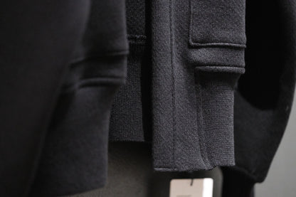 POSTELEGANT/ Hemp Cotton Knit Blouson / Black