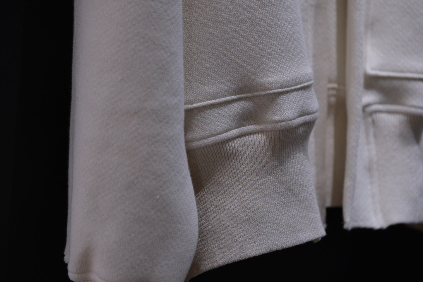 POSTELEGANT/ Hemp Cotton Knit Blouson / Off White