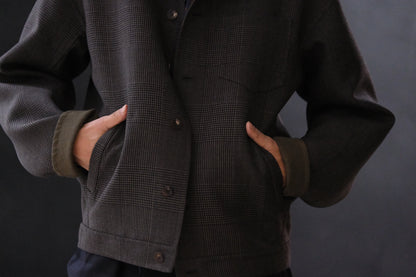 advent（Lister Limited) Rever Sewing Blouson / Gray check