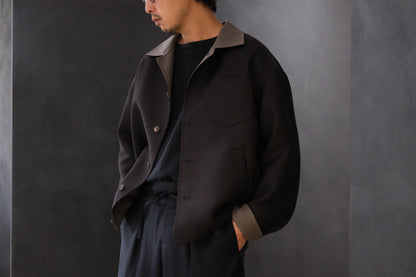 advent（Lister Limited) Rever Sewing Blouson / Dark Brown