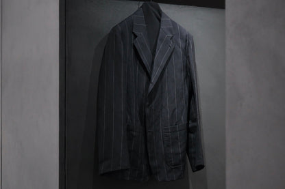 HEUGN/JACKET045/Henrri LINEN STRIPE