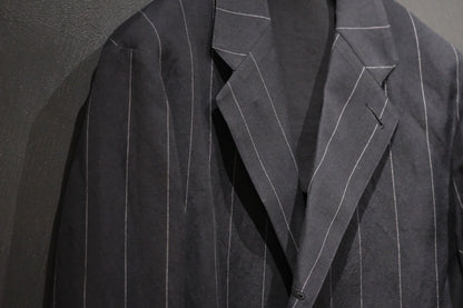 HEUGN/JACKET045/Henrri LINEN STRIPE