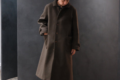 The 2 Monkeys / Long-A Wool Over Coat (TM03434) LODEN