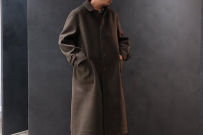 The 2 Monkeys / Long-A Wool Over Coat (TM03434) LODEN