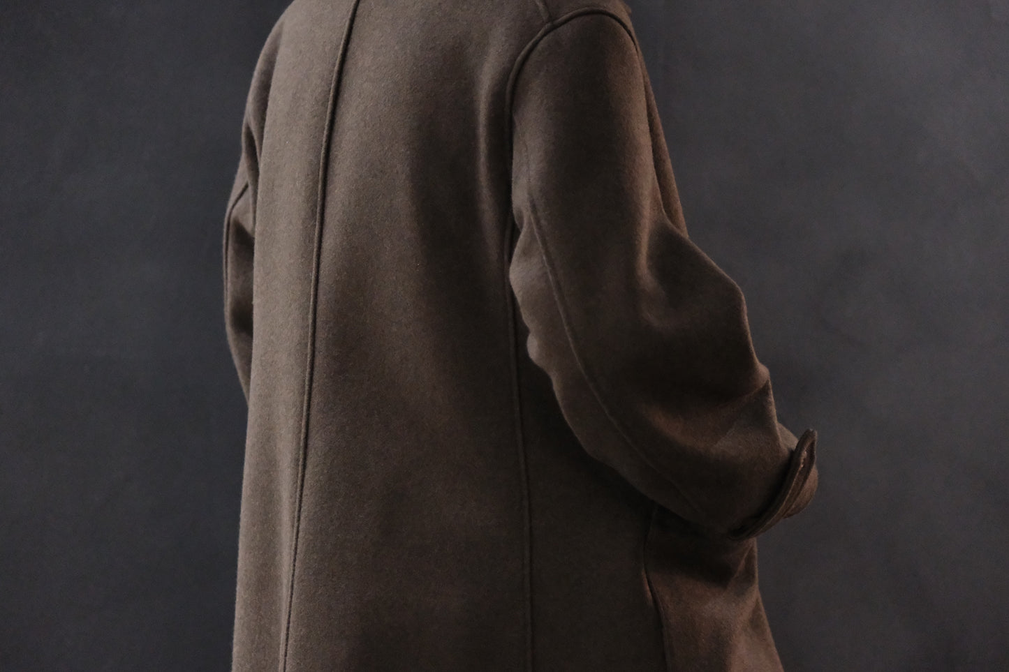 The 2 Monkeys / Long-A Wool Over Coat (TM03434) LODEN