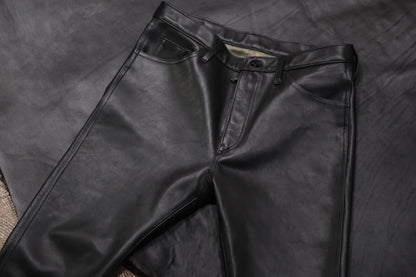 BAA COSTUME MFG.  "MUSTANG LEATHER PANTS” OILED HORSEHIDE / Bow&Arrow