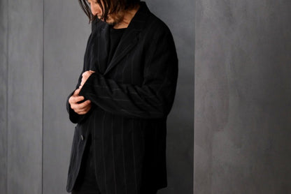 HEUGN/JACKET045/Henrri LINEN STRIPE